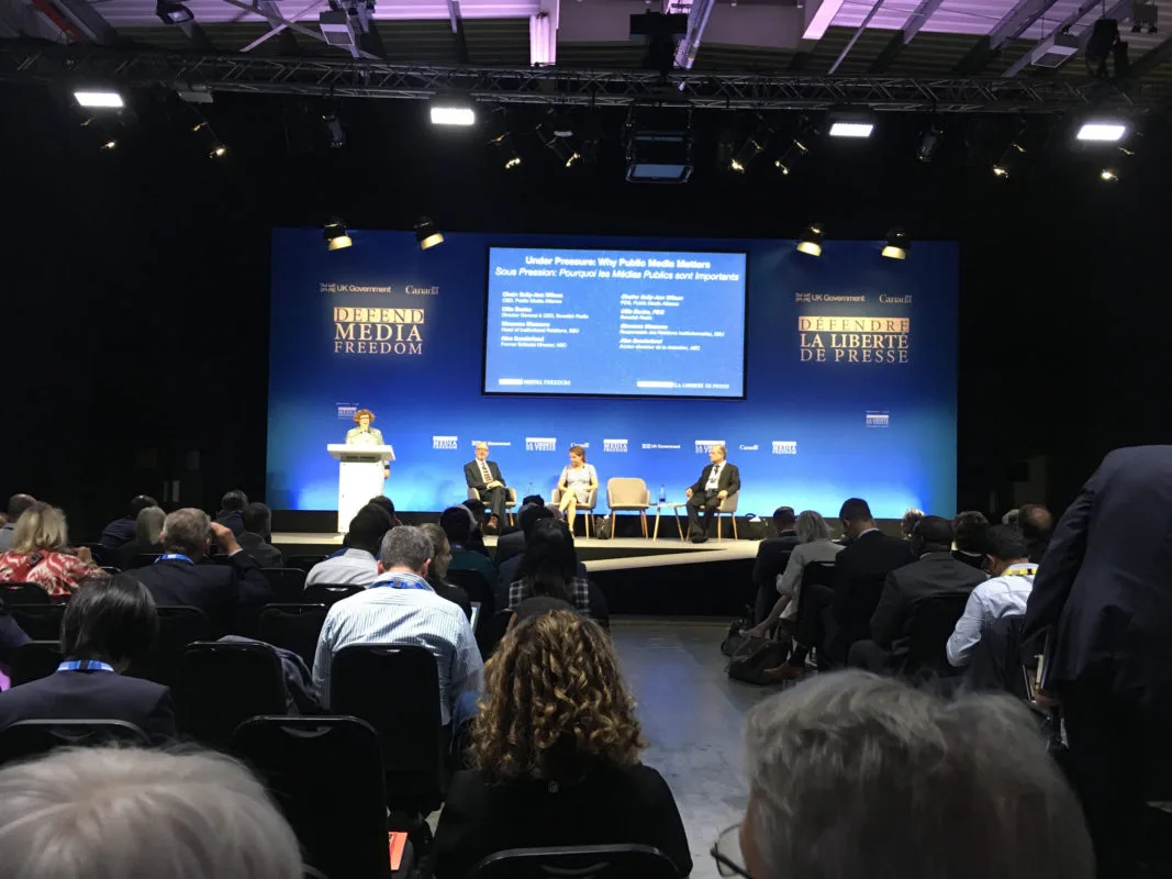 image from Defend Media Freedom conference